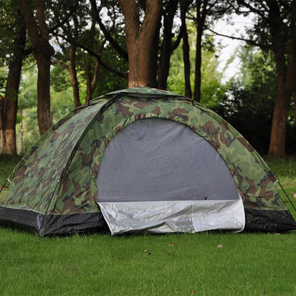 Doppel Camouflage Zelt Freizeit Zelt Outdoor Camping Zelt - Miseru