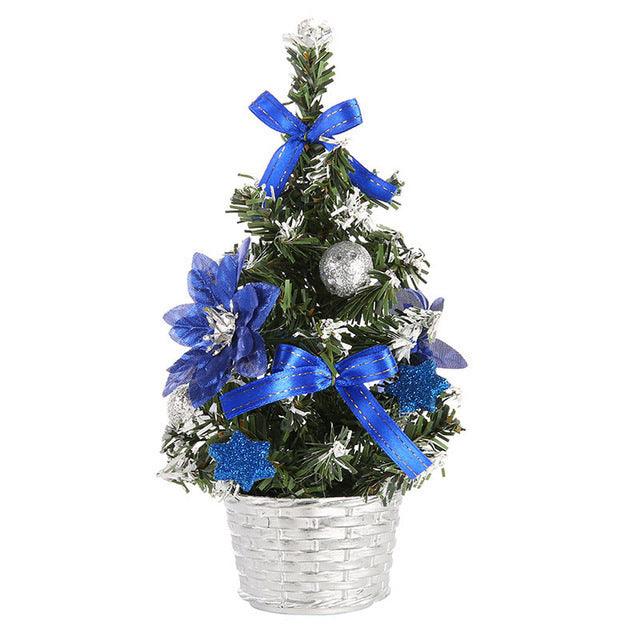 Kleiner Weihnachtsbaum mit Blumen und Geschenken - Miseru