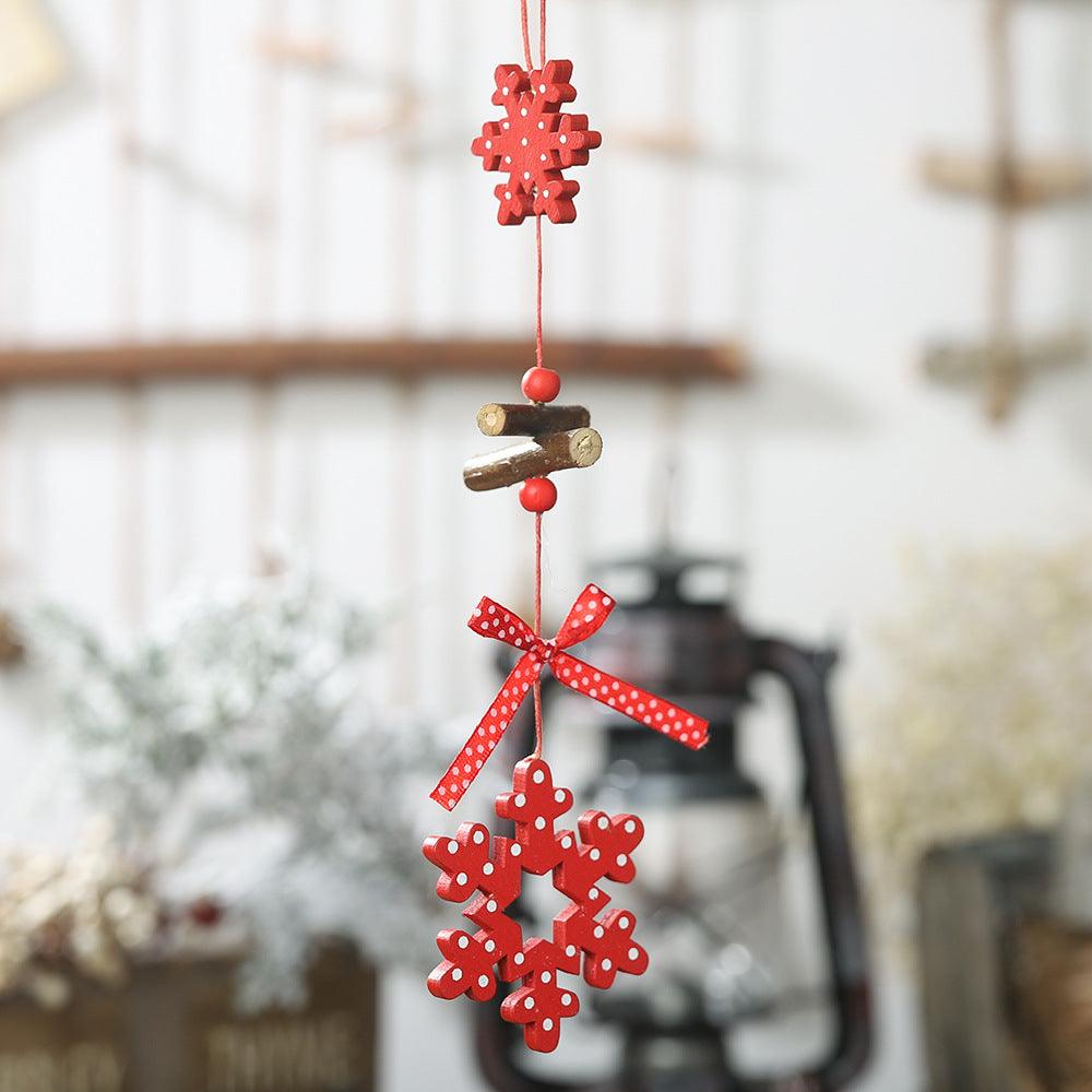 Weihnachten Baum Kreative Polka Dot Holz Anhänger - Miseru