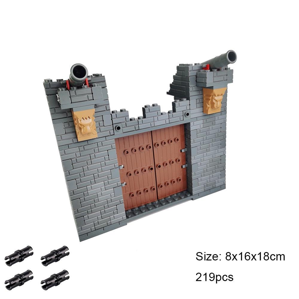 LEGO | Festung Baustein War of Glory Fastness Castle Knights Befestigte Position Bildungssteine Spielzeug Junge Geschenk - Miseru