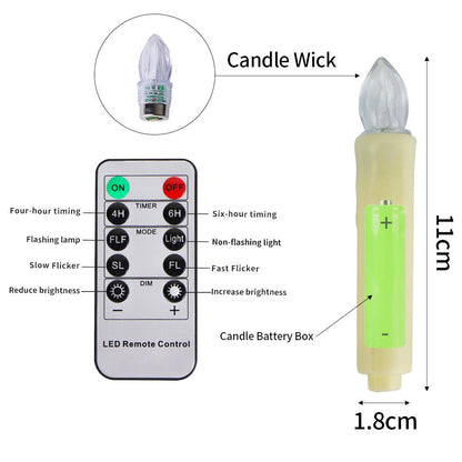 Weihnachts baum Dekorative LED Kerzenlicht mit Fernbedienung - Miseru