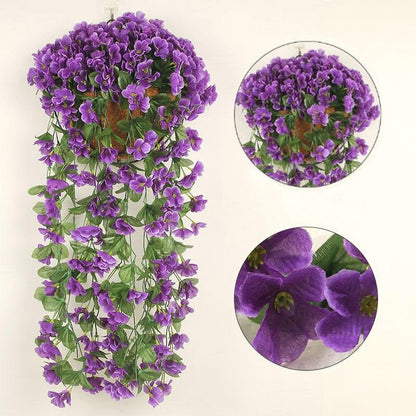 Violette künstliche Blumendekoration - Miseru