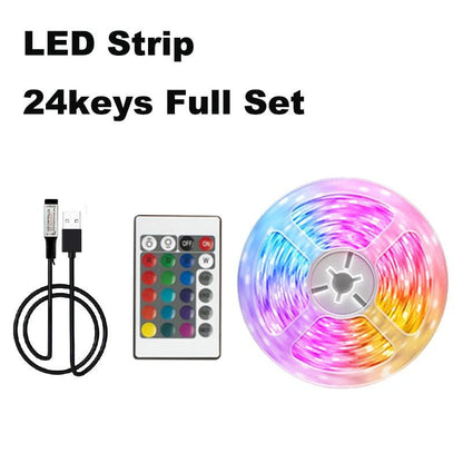 LED Streifen Licht Raumdekoration LED 5050 RGB Band TV LED Hintergrundbeleuchtung Neonlichter - Miseru