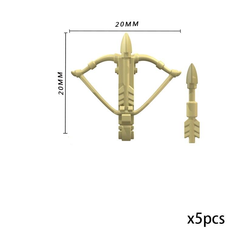 LEGO | Mittelalter Ritter Waffe Schwert für Spartan Krieger Burg Ritter Rom Kreuzritter Schild Speer Armbrust Bausteinfiguren - Miseru