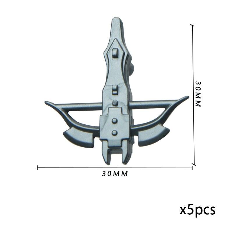 LEGO | Mittelalter Ritter Waffe Schwert für Spartan Krieger Burg Ritter Rom Kreuzritter Schild Speer Armbrust Bausteinfiguren - Miseru