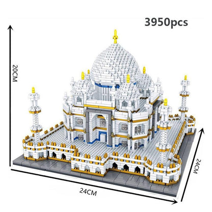 LEGO | Stadtarchitektur Freiheitsstatue Big Ben Eiffelturm Mikro-Bausteinpaar Moskau London Kathedrale Diamant-Konstruktionsspielzeug - Miseru