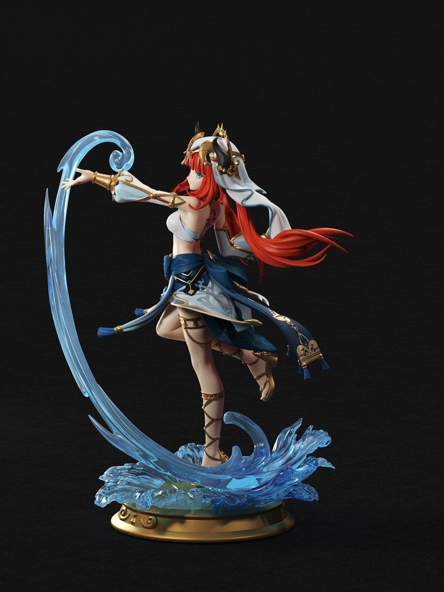 27cm Genshin Impact Nilou Figur Anime Figuren Action Figur Sexy Statue Tanz Kostüm Puppe Vorverkauf Schreibtisch Modell Gk Spielzeug Geschenk - Miseru