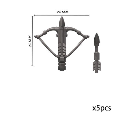 LEGO | Mittelalter Ritter Waffe Schwert für Spartan Krieger Burg Ritter Rom Kreuzritter Schild Speer Armbrust Bausteinfiguren - Miseru