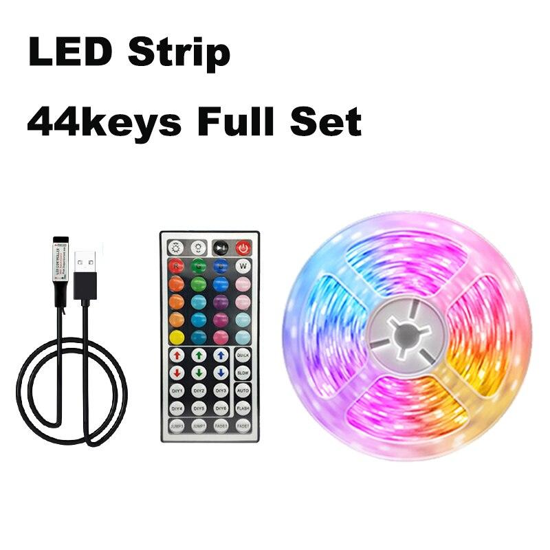 LED Streifen Licht Raumdekoration LED 5050 RGB Band TV LED Hintergrundbeleuchtung Neonlichter - Miseru