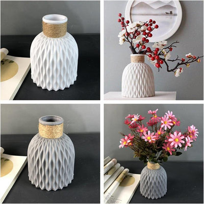 Moderne Blumenvase aus Keramikimitat - Miseru