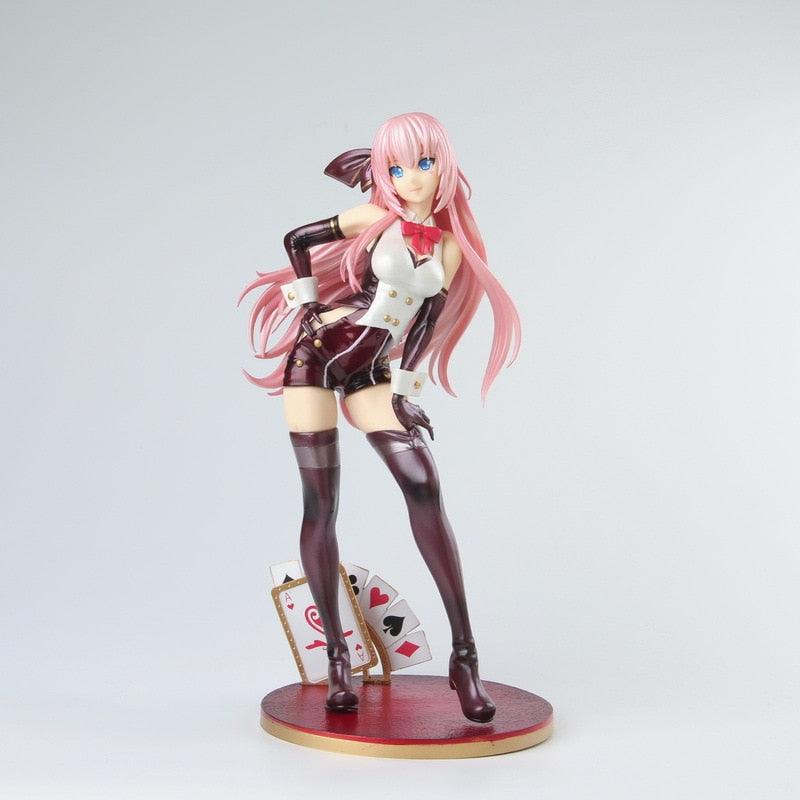 Hatsune Miku Megurine Luka Karte Kaninchen Ohr Poker Charakter Vocal Box Figur Pvc Action-figuren Dekoration Modell Puppe Spielzeug Geschenke - Miseru