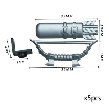 LEGO | Mittelalter Ritter Waffe Schwert für Spartan Krieger Burg Ritter Rom Kreuzritter Schild Speer Armbrust Bausteinfiguren - Miseru