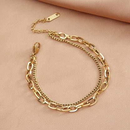 Armband Kreuze & Sterne Gold Geschenke für Frauen - Miseru