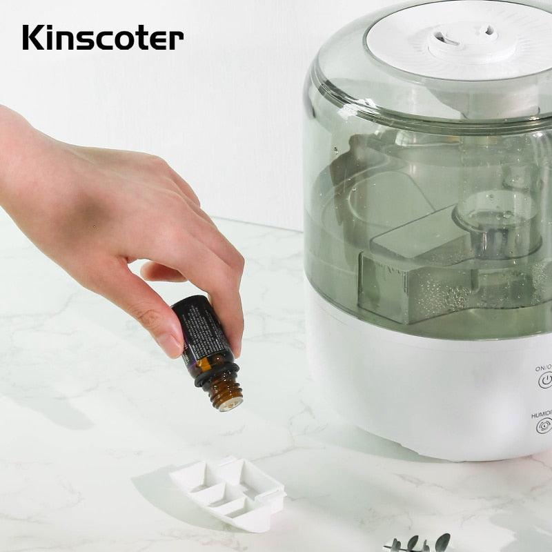 Kinscoter Ultra Large Capacity 3L Luftbefeuchter Luftreiniger Schneller Versand Aromadiffusor mit ferngesteuerter Luftfeuchtigkeitseinstellung - Miseru