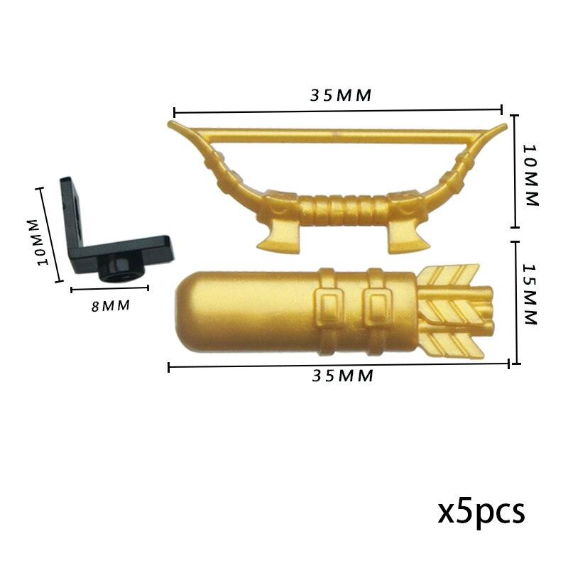 LEGO | Mittelalter Ritter Waffe Schwert für Spartan Krieger Burg Ritter Rom Kreuzritter Schild Speer Armbrust Bausteinfiguren - Miseru