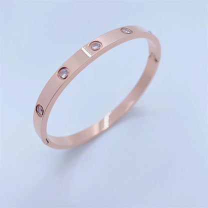 Elegantes Edelstahl-Armband Roségold - Miseru