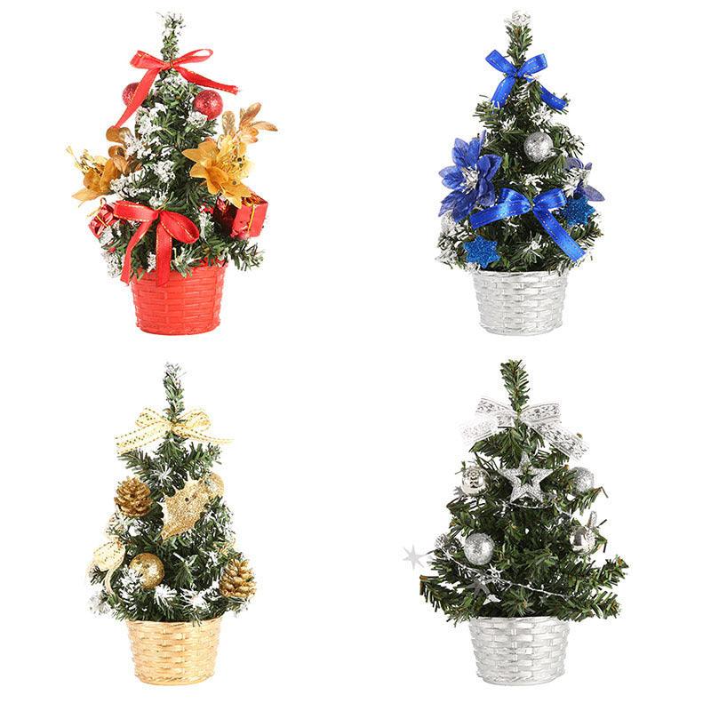 Kleiner Weihnachtsbaum mit Blumen und Geschenken - Miseru