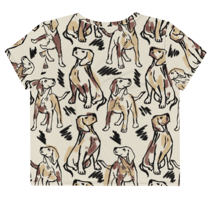 Miseru | Team Abby Hunde Fan Crop-Top Shirt - Miseru