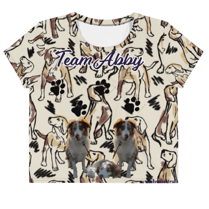 Miseru | Team Abby Hunde Fan Crop-Top Shirt - Miseru