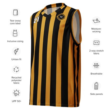 MISERU | Recyceltes Unisex-Basketballtrikot - Miseru