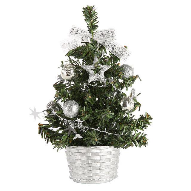 Kleiner Weihnachtsbaum mit Blumen und Geschenken - Miseru