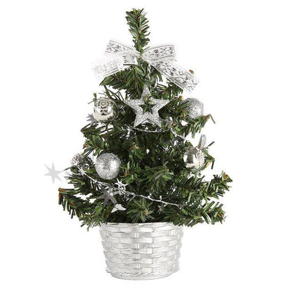 Kleiner Weihnachtsbaum mit Blumen und Geschenken - Miseru