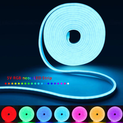 LED Smart Neonlichtstreifen RGB Neon APP-Steuerung & Fernbedinung - Miseru