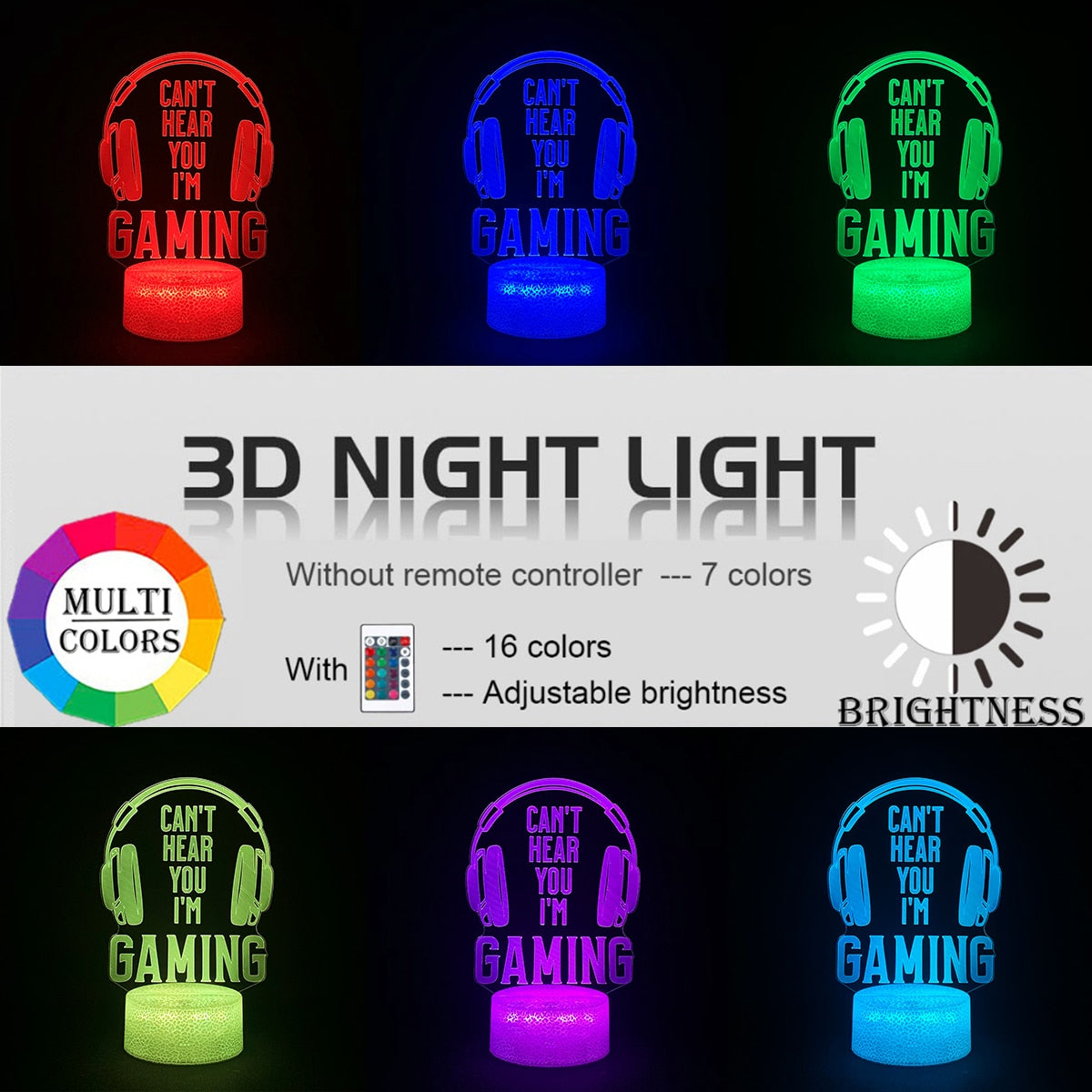 3D LED Gaming Setup RGB-Lampe Spielzimmer - Miseru