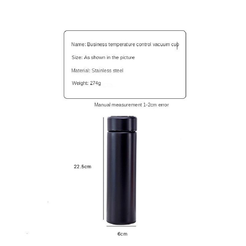 Intelligenter digitaler Vakuumwasserbecher Touch Display & Temperatur Edelstahl - Miseru