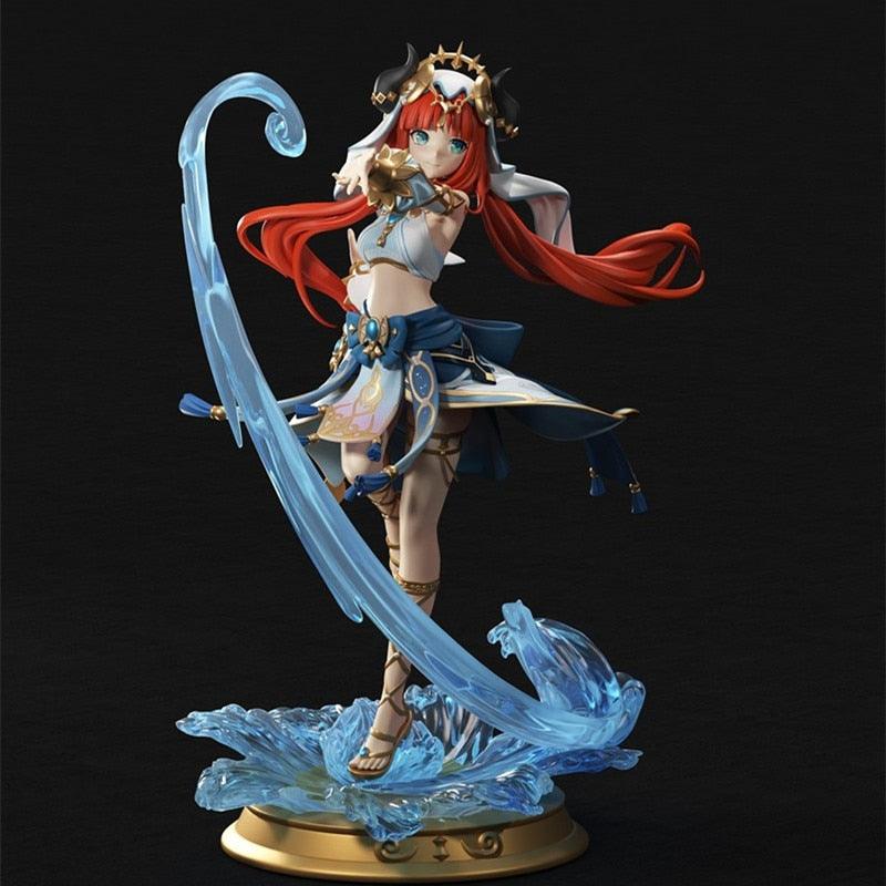 27cm Genshin Impact Nilou Figur Anime Figuren Action Figur Sexy Statue Tanz Kostüm Puppe Vorverkauf Schreibtisch Modell Gk Spielzeug Geschenk - Miseru