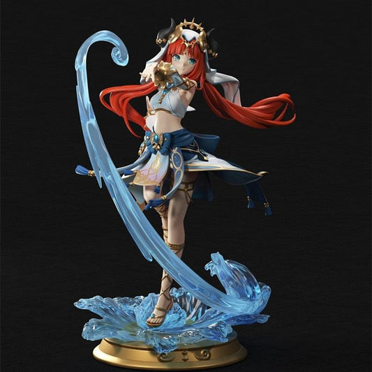 27cm Genshin Impact Nilou Figur Anime Figuren Action Figur Sexy Statue Tanz Kostüm Puppe Vorverkauf Schreibtisch Modell Gk Spielzeug Geschenk - Miseru