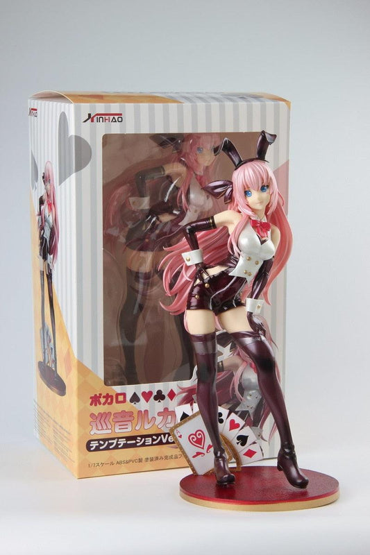 Hatsune Miku Megurine Luka Karte Kaninchen Ohr Poker Charakter Vocal Box Figur Pvc Action-figuren Dekoration Modell Puppe Spielzeug Geschenke - Miseru