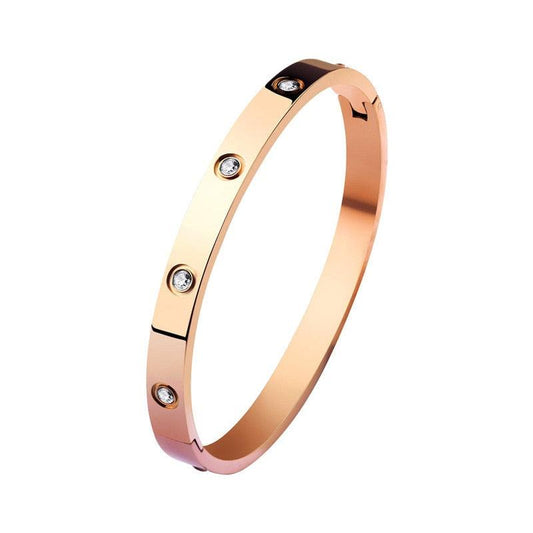 Elegantes Edelstahl-Armband Roségold - Miseru